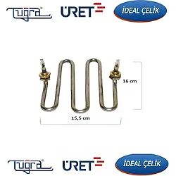 Tuğra-Üret-İdeal Semaver Çay Kazanı Makinası Rezistansı 2000 Watt