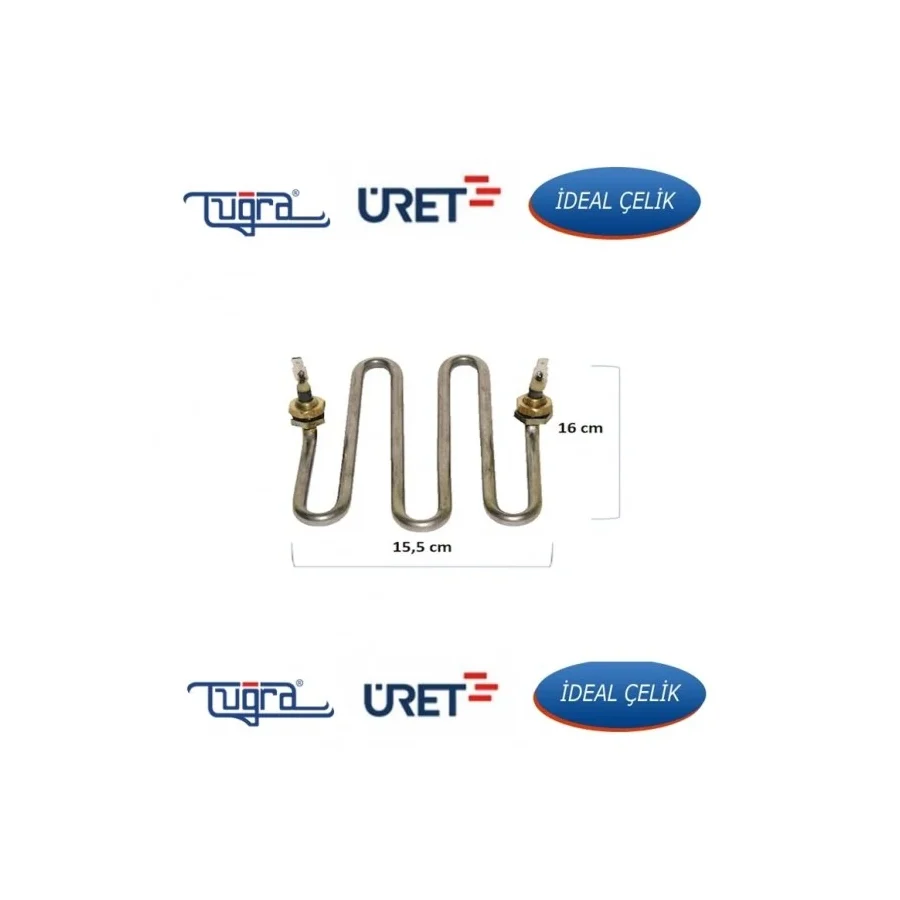 Tuğra-Üret-İdeal Semaver Çay Kazanı Makinası Rezistansı 2000 Watt