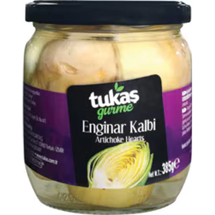 Tukaş Enginar Kalbi 385 gr Cam Konserve