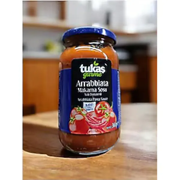 Tukaş Gurme Arrabbiata Makarna Sosu, 360 gr, Acılı Domatesli