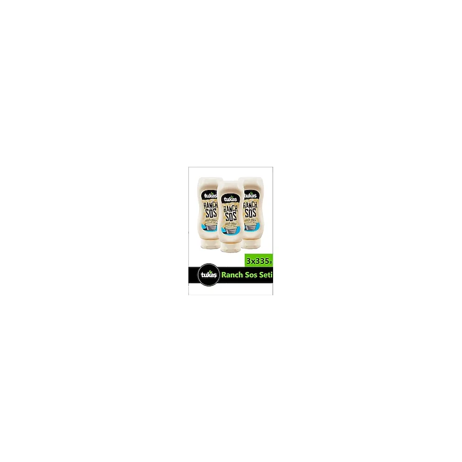 Tukaş Ranch Sos 335 gr x 3 Adet