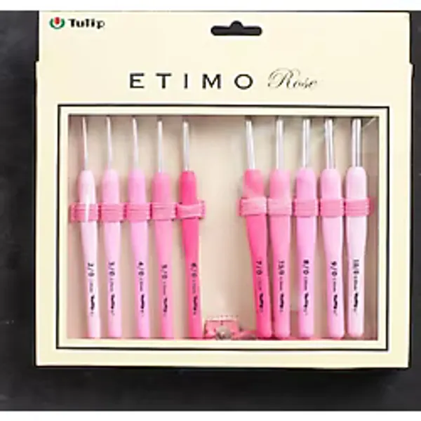 Tulip Etimo Rose Pembe Yün Tığ Seti - Ter-001e