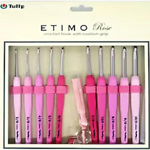 Tulip Etimo Rose Yün 10'Lu Cüzdanlı Makaslı Tığ Seti