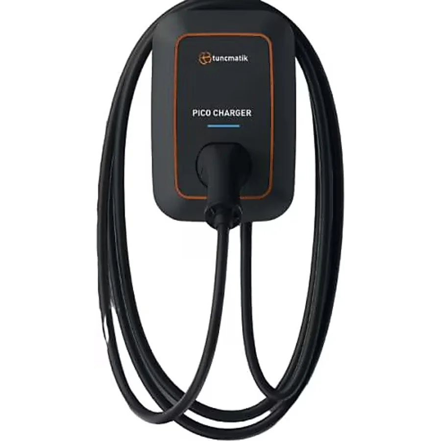 Tunçmatik Pico Charger 11 kW T2 5 m Kablolu AC Elektrikli Araç Şarj İstasyonu