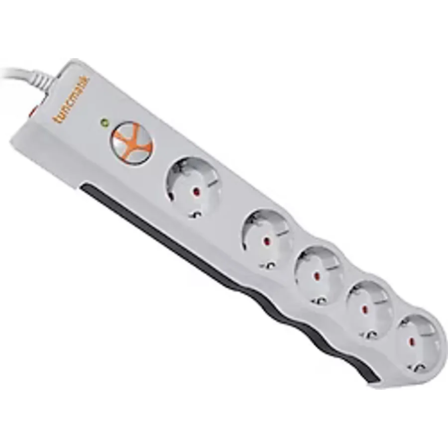 Tunçmatik PowerSurge TSK6134 1050 Joule Beyaz 1.5 m 5'li Akım Korumalı Priz