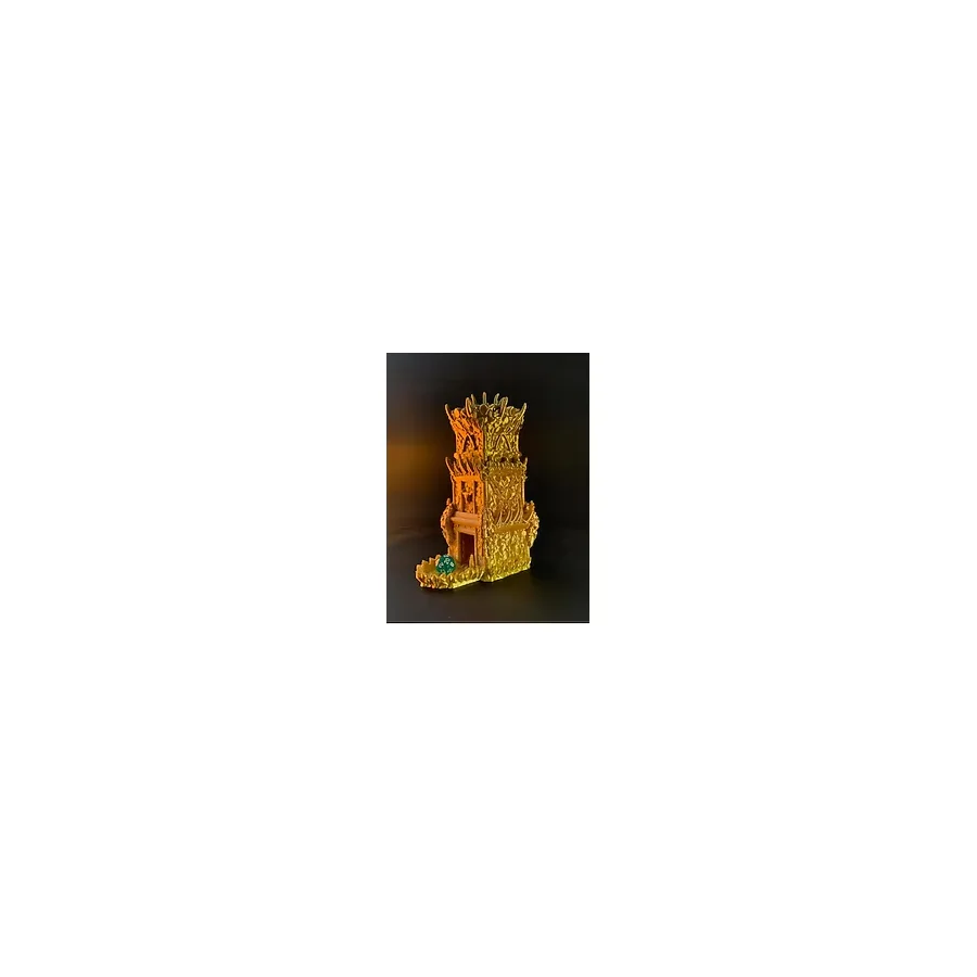 Turansoycraft Yüzüklerin Efendisi Ork Zar Kulesi Lord Of Rings Ork Zar Kulesi Dekoratif Masaüstü Obje 20Cm