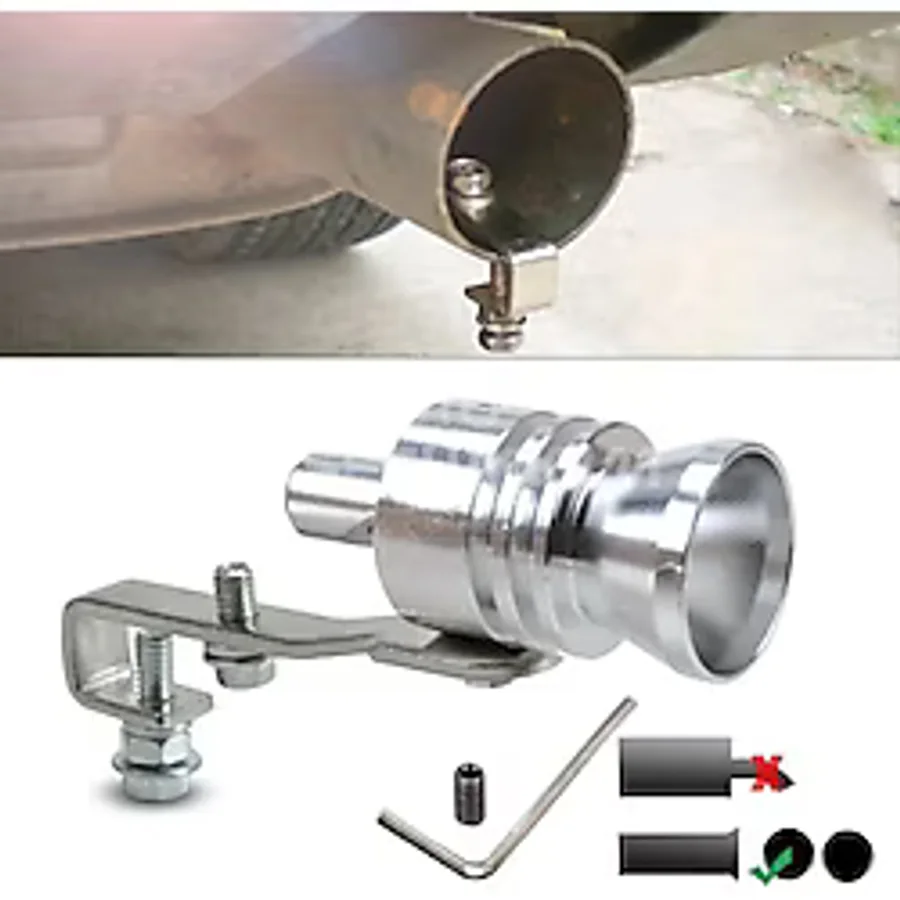Turbo Islık Sesi Veren Egzoz Aparatı Large 29MM