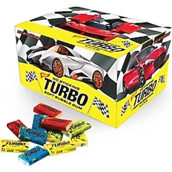 Turbo Tutti Frutti Aromalı Şekerli Sakız 100 Lü