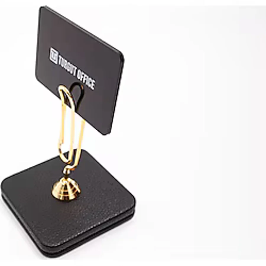 Turgut Office Deri Not Tutucu Gold Detaylı