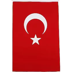 Türk Bayrağı 100x150 cm Alpaka Kumaş
