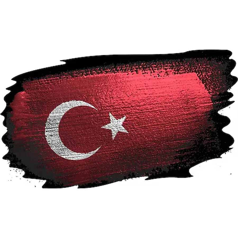 Türk Bayrağı Sticker 01969