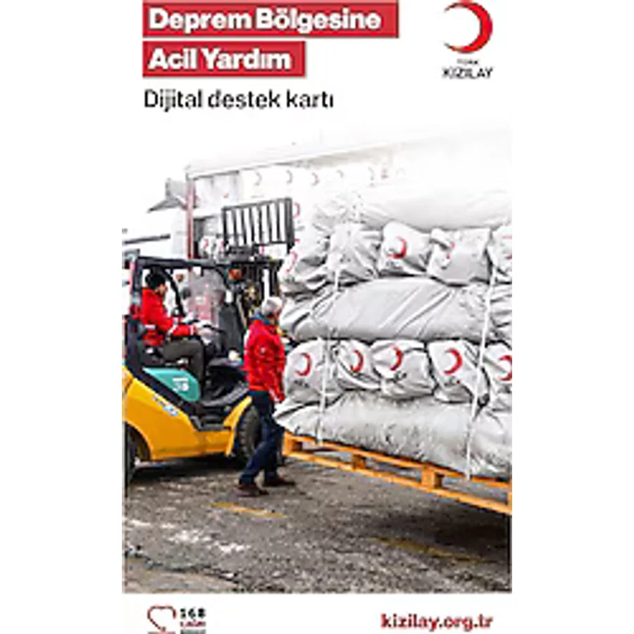 Türk Kızılay Türkiye Derneği Deprem Dijital Destek Kartı 150 TL