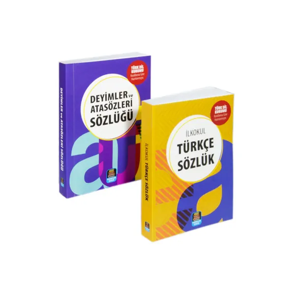 Türkçe Sözlük Ve Atasözleri Deyimler Sözlüğü Tdk Onaylı 1.hamur Karton Kapak 2 Li Set