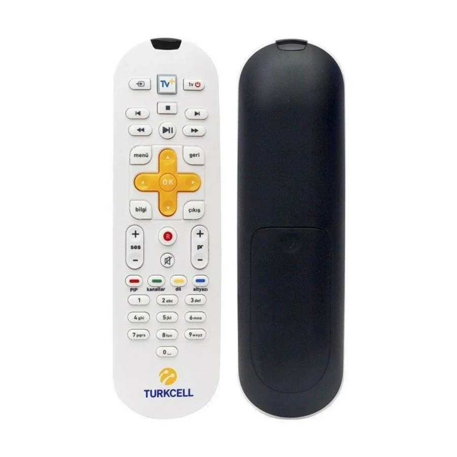 Turkcell Tv+ Plus Klavyesiz Orjinal Kumanda