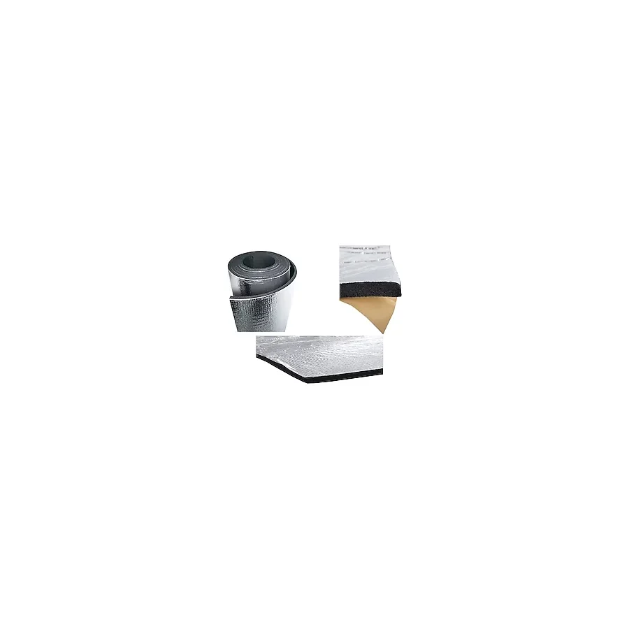 Türkeli Alüminyum Folyolu Kendinden Yapışkanlı Oto Ses ve Isı Yalıtım Malzemesi 100X100 - 6 mm - 100 x 100