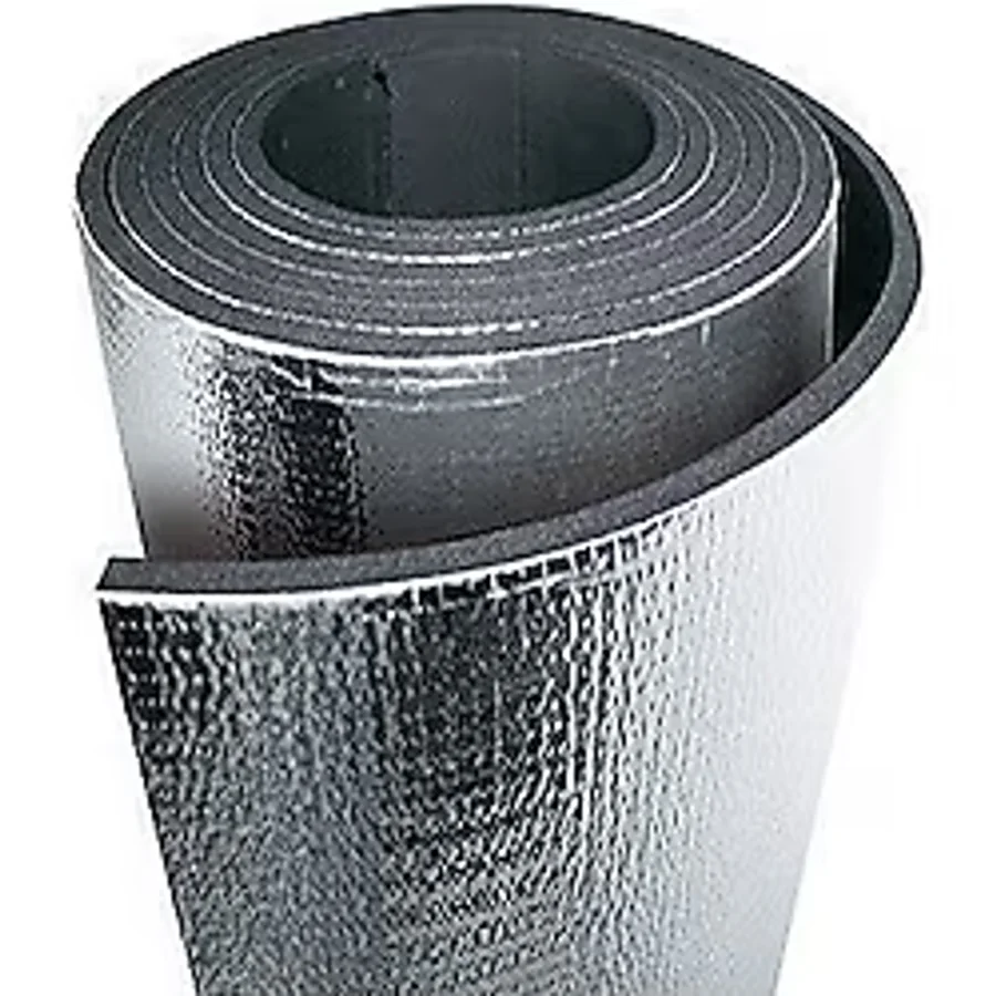 Türkeli Alüminyum Folyolu Kendinden Yapışkanlı Oto Ses ve Isı Yalıtım Malzemesi 100X100 - 9 mm - 100 x 100