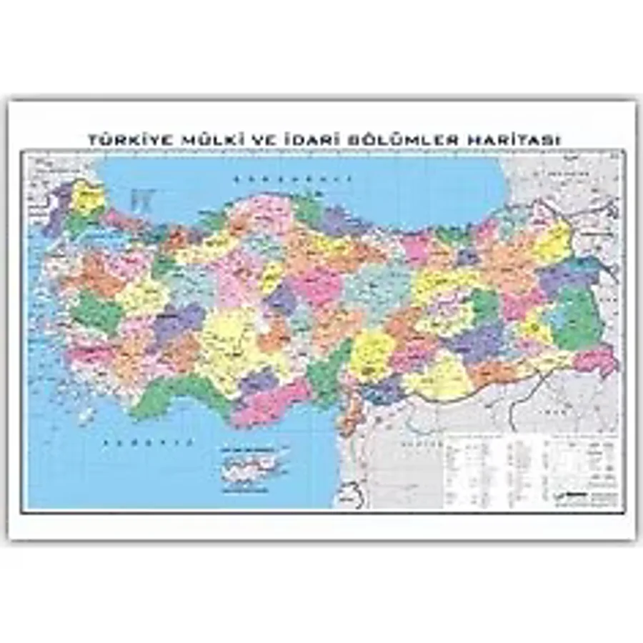 Türkiye Siyasi Harita (100X140)