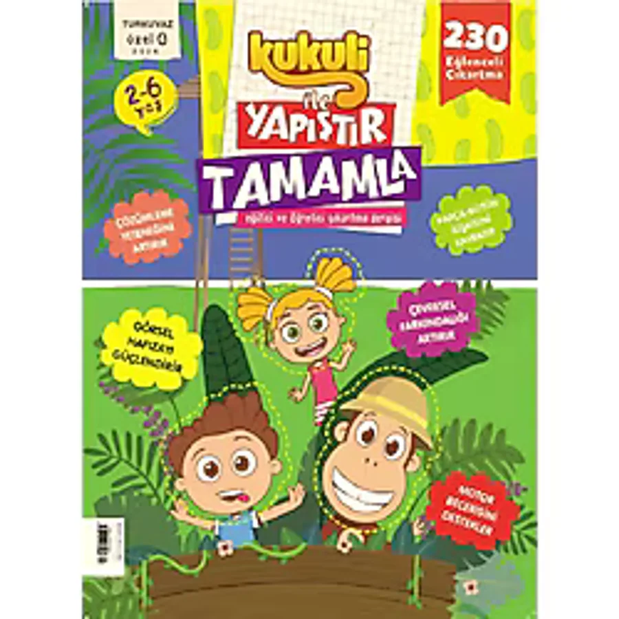 Turkuvaz Dergi Kukuli İle Yapıştır Tamamla 4