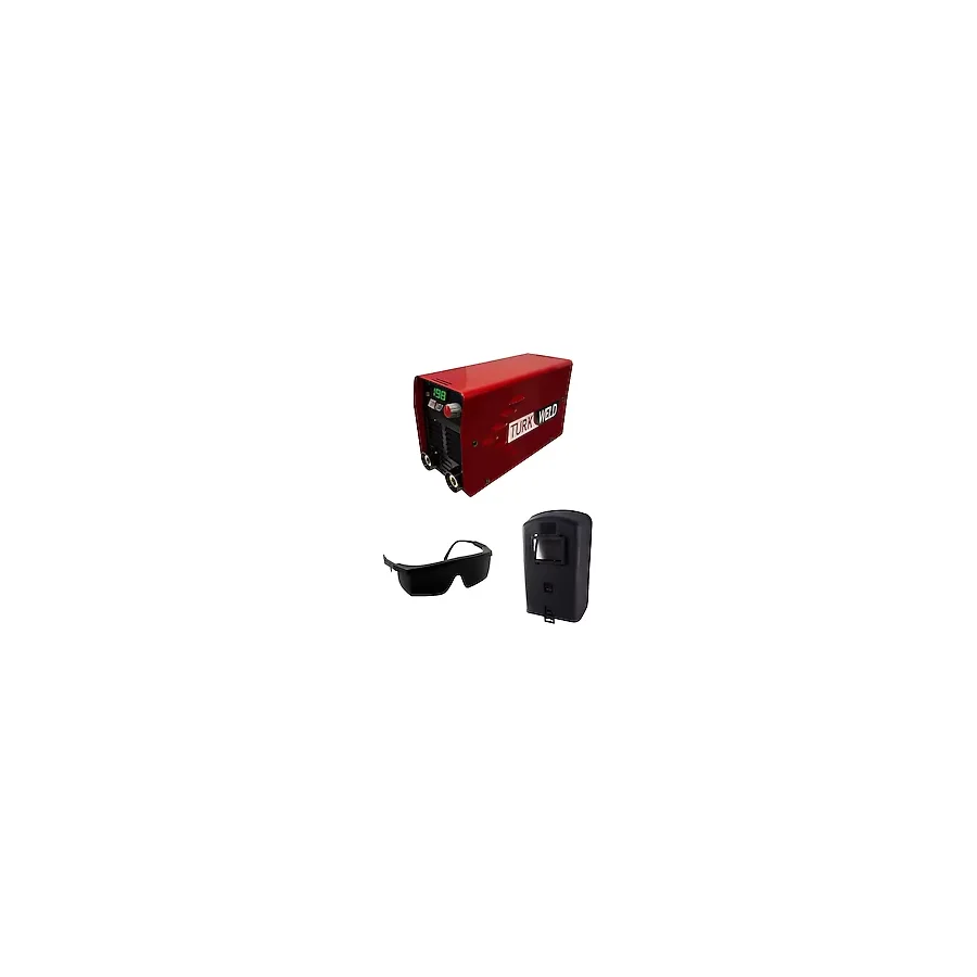 Turkweld T200 Inverter Kaynak Makinesi+Fiber El Maskesi+Baymax S-400 Füme Kaynak Gözlüğü