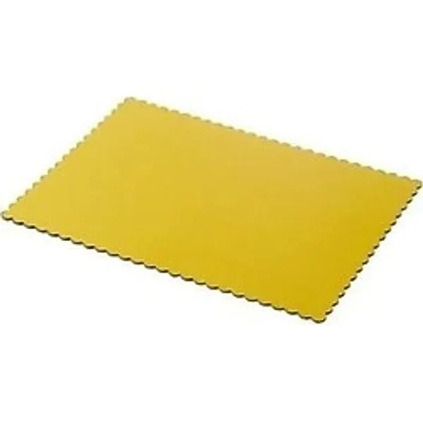 Turta Mendili / Pasta Altlığı Gold Dikdörtgen 33x40