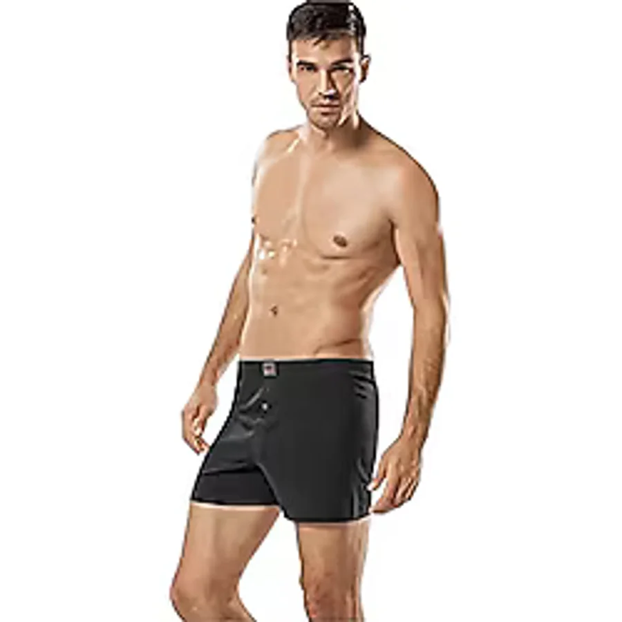 Tutku 0117 Penye Düz Erkek Boxer 6 Adet