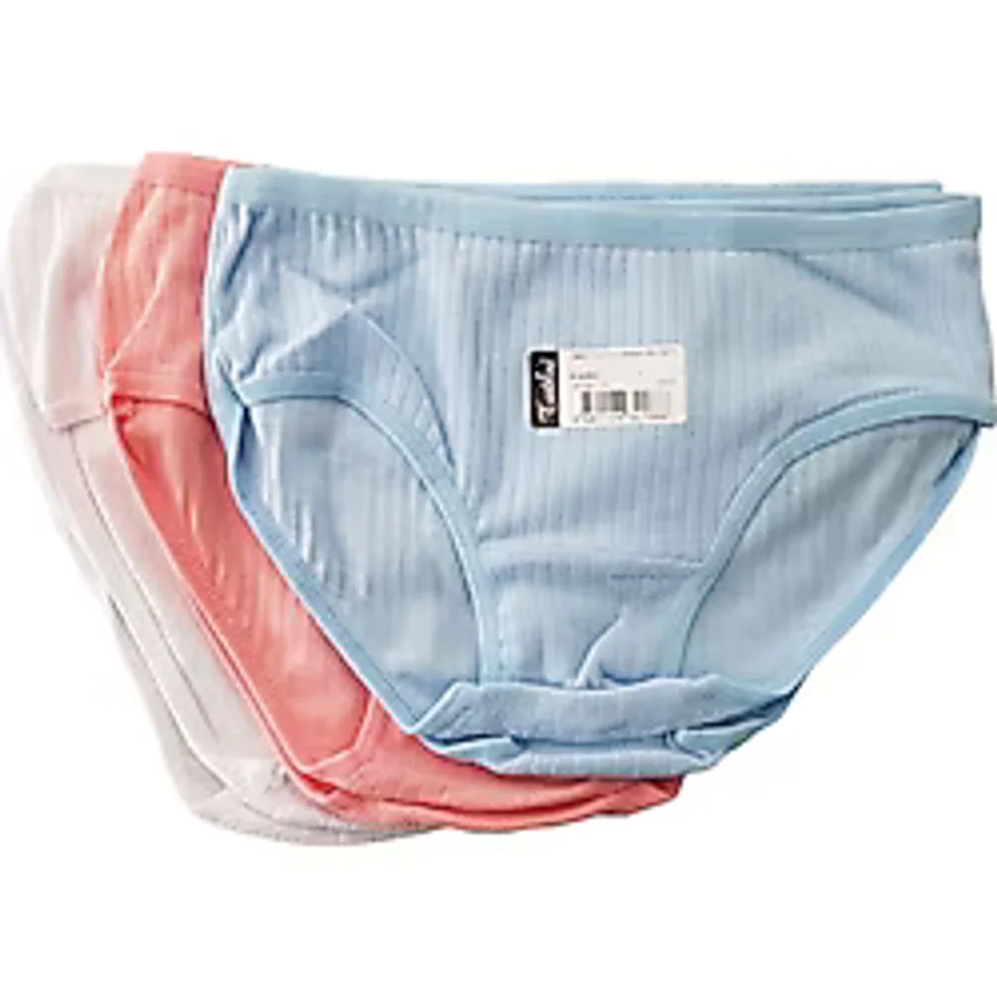 Tutku 0852 Kız Çocuk Pandora Bato-slip-külot - 12'li Kombin Çok Renkli