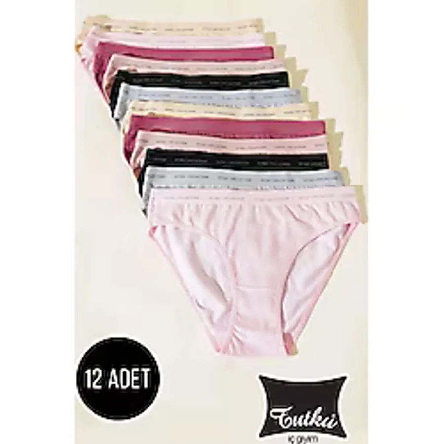 Tutku 12' li Bayan Perla Bikini Külot Kombin 0599