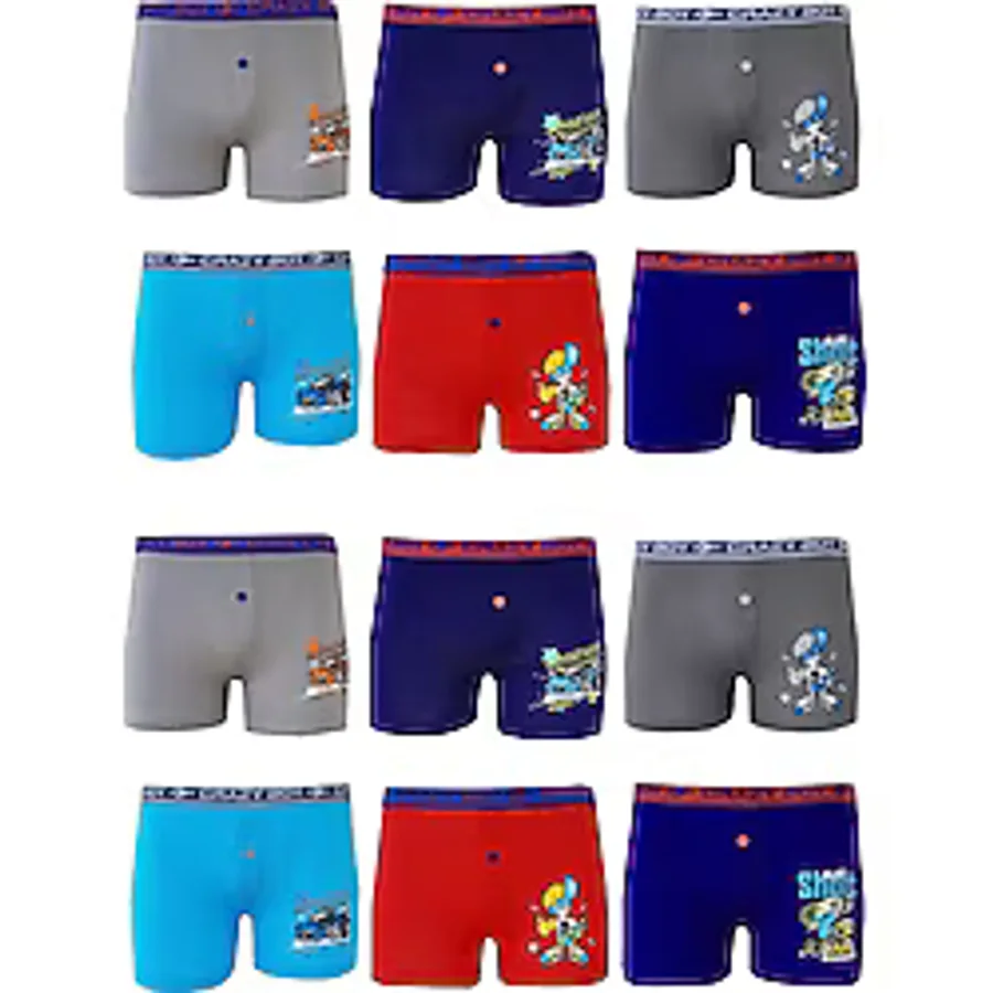 Tutku 12Li Erkek Çocuk Renkli Baskılı Boxer Külot cok-renkli