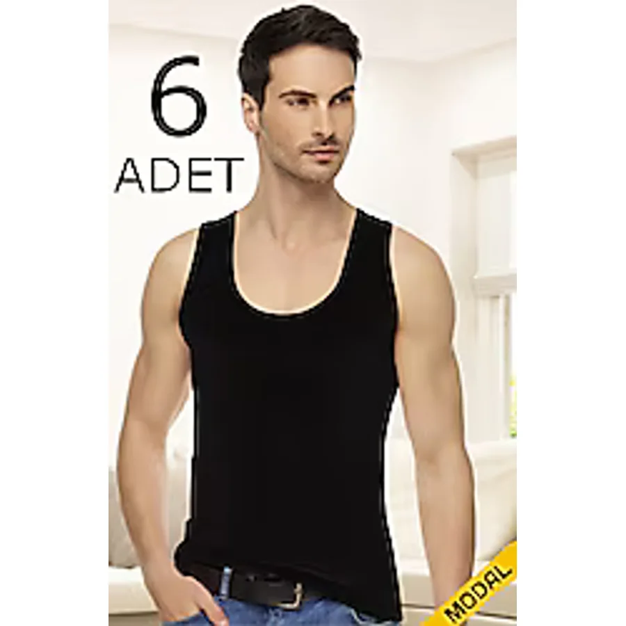 Tutku Elit 1201 Elastan Modal Erkek Atlet 6 Adet