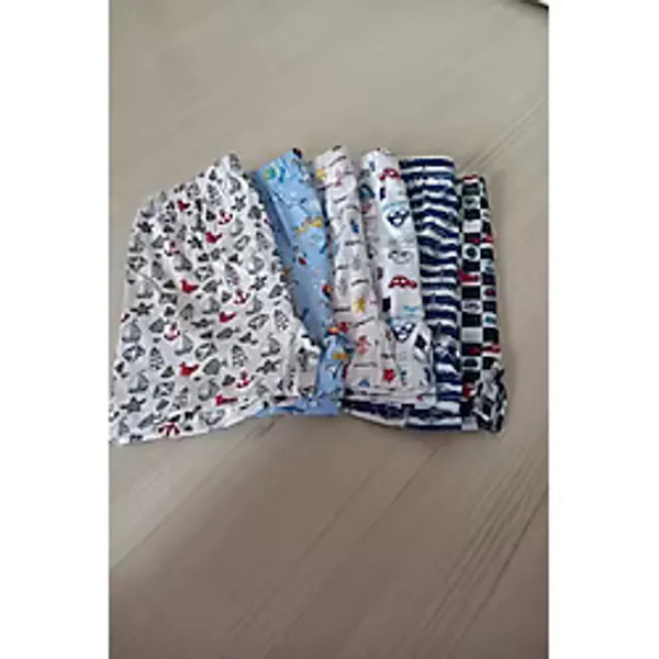 Tutku Erkek Çocuk Empirme Desenli Boxer 6'lı, Beyaz, 9-10 Yaş