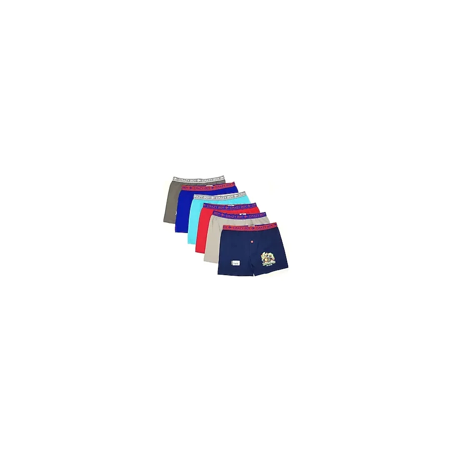 Tutku Erkek Çocuk Lacivert Desenli 3'Lü Boxer