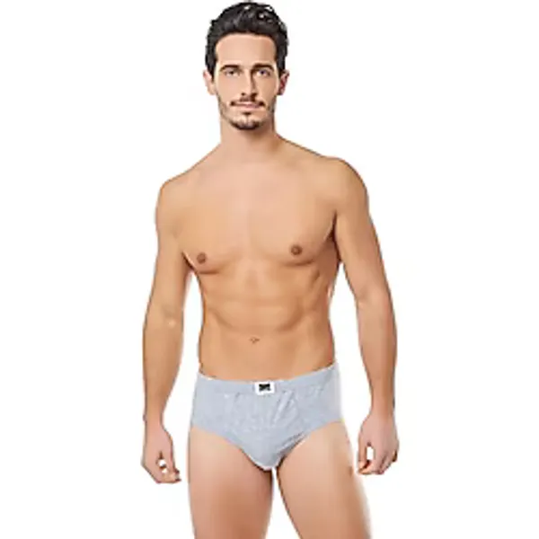 Tutku Erkek Slip Külot Gri 6'lı Paket