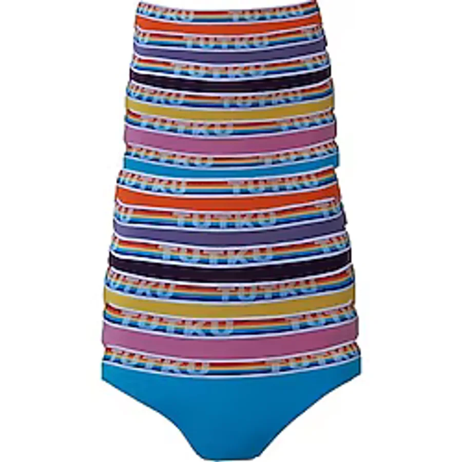 Tutku Kadın Bikini Külot Pamuklu Renkli İç Çamaşırı 12li Paket Standart Karışık