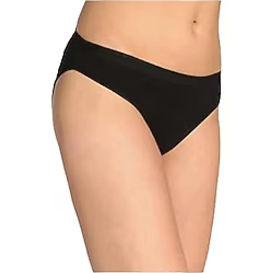 Tutku Kadın Siyah Düz Slip Külot, 9'lu Paket, Standart Beden