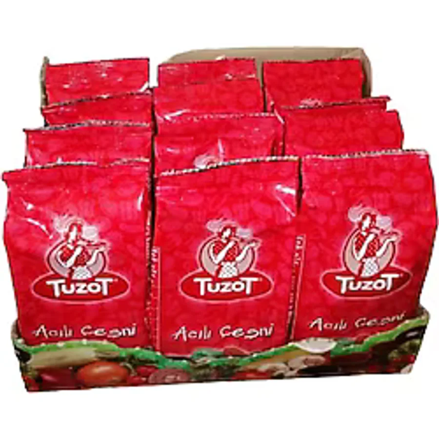 TUZOT Acılı Çeşni 200 Gr 12 Adet