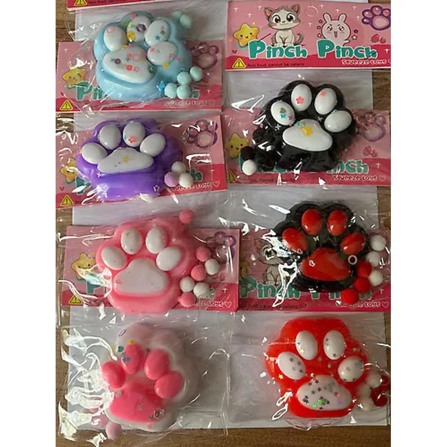Twins Stars 1 Adet Kedi Patisi Squishy Oyuncağı Sukuşi 7,5x6,5cm