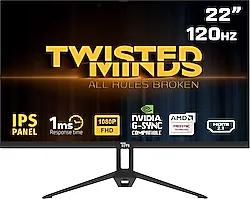 Twisted Minds TM22FHD120IPS 22" 1 ms Full HD IPS 120 Hz Oyuncu Monitörü