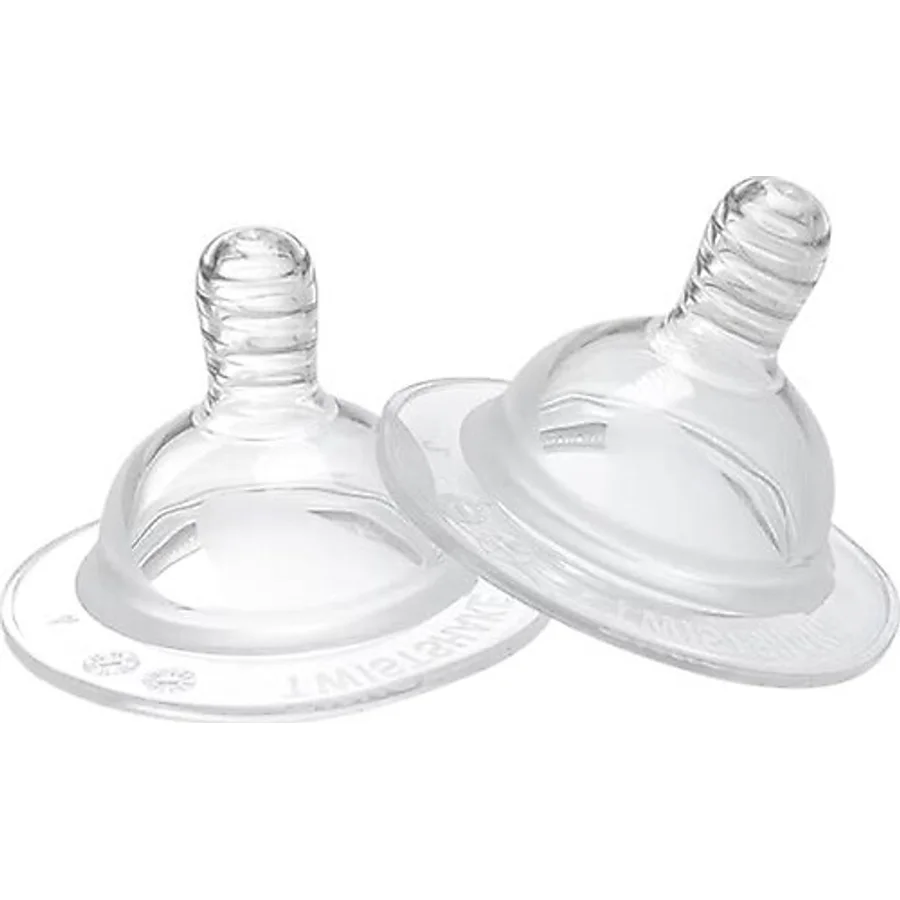 Twistshake Silikon Anti-Kolik 0 Ay+ 2'li Biberon Emziği