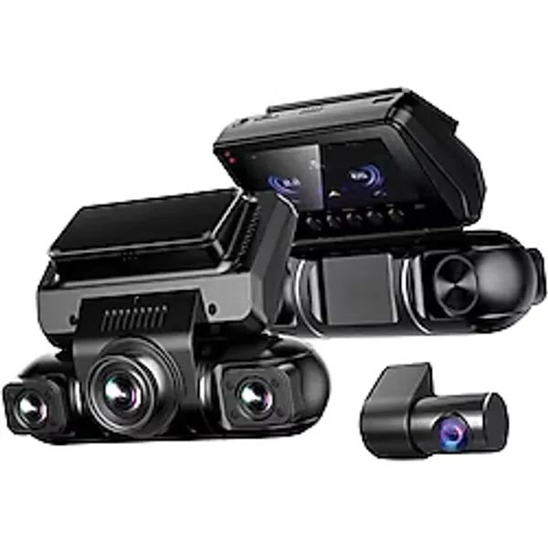 Twogo Go-İx19 Araç İçi Kamerası 4 Kamera Panoramik App Bağlantısı Wifi Kayıt Cihazı 4K Gece Görüşlü