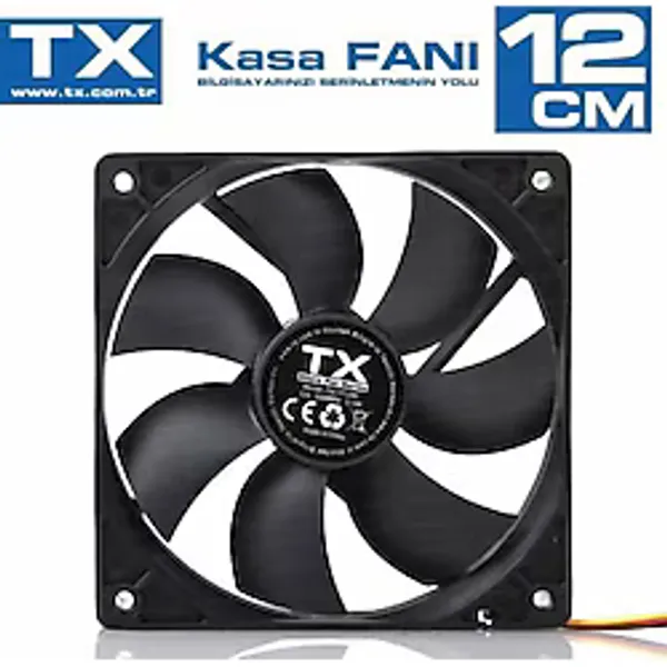 TX TXCCF12BK 12 cm Kasa Fanı