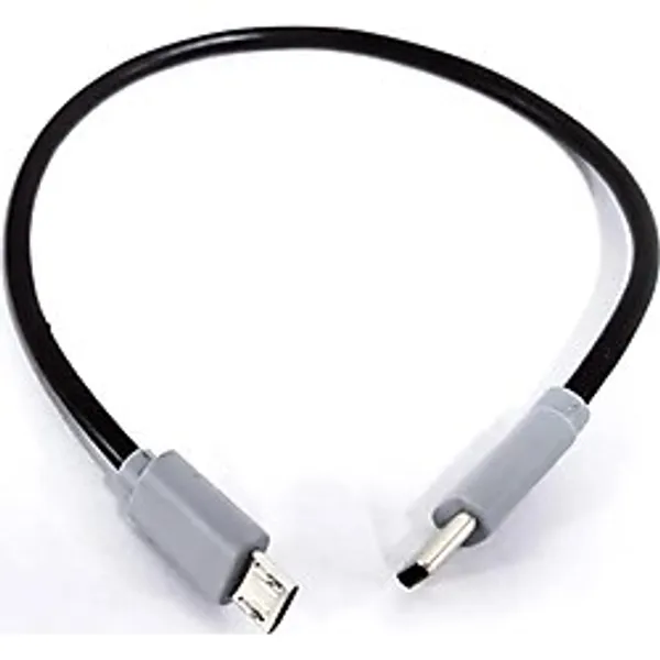 Type-c To Mikro Usb Kablosu, Usb Tip C - Mikro B Otg Kablosu Erkek - Erkek Şarj Veri İletimi, 30 Santimetre Kablo Zr796-30cm Kablo