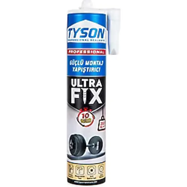 Tyson Ultrafix Güçlü Montaj Yapıştırıcı 290 ml (Korniş Yapıştırıcı)