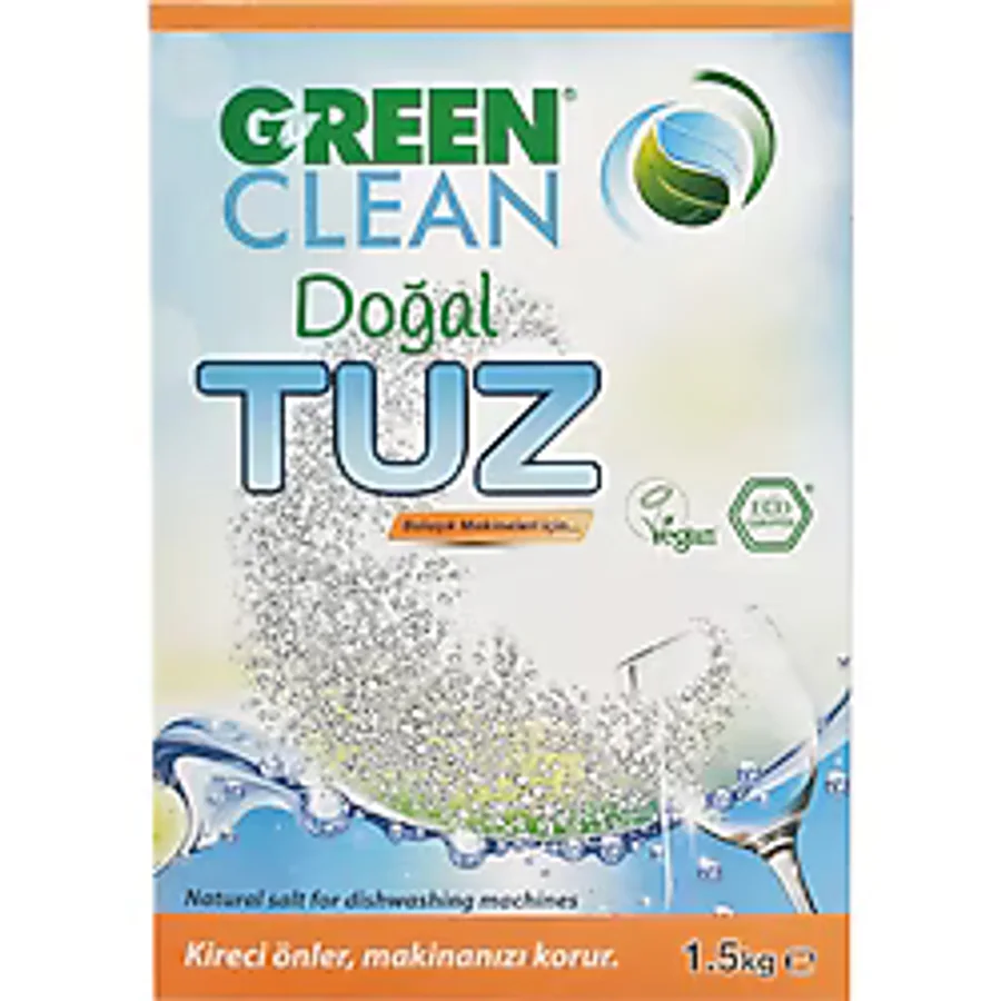U Green Clean Bitkisel Bulaşık Makinası Kireç Önleyici Tuz 1500 G