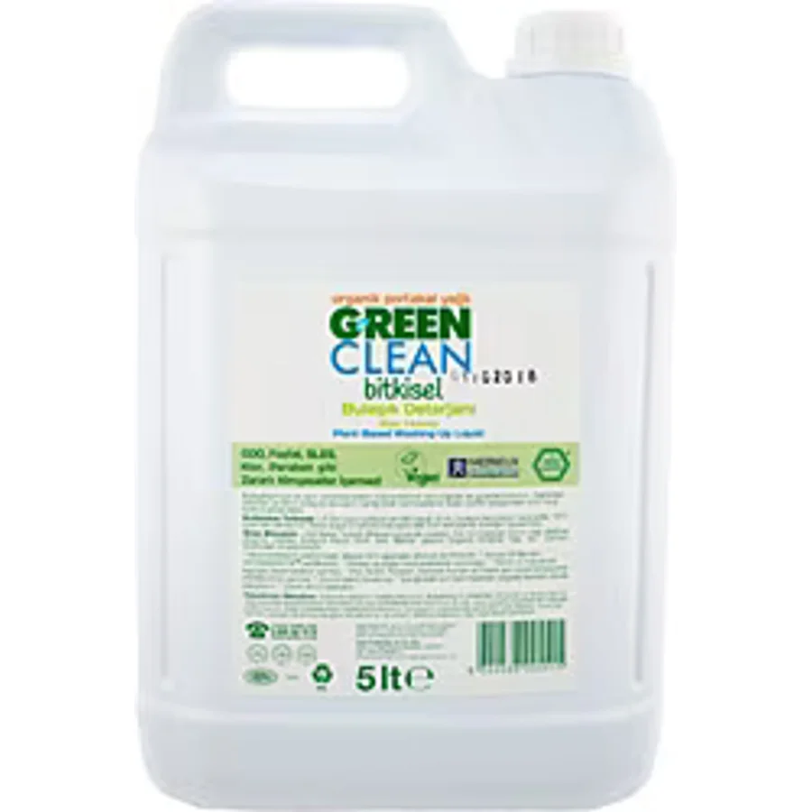 U Green Clean Organik Portakal Yağlı Bitkisel 5 lt Sıvı Bulaşık Deterjanı