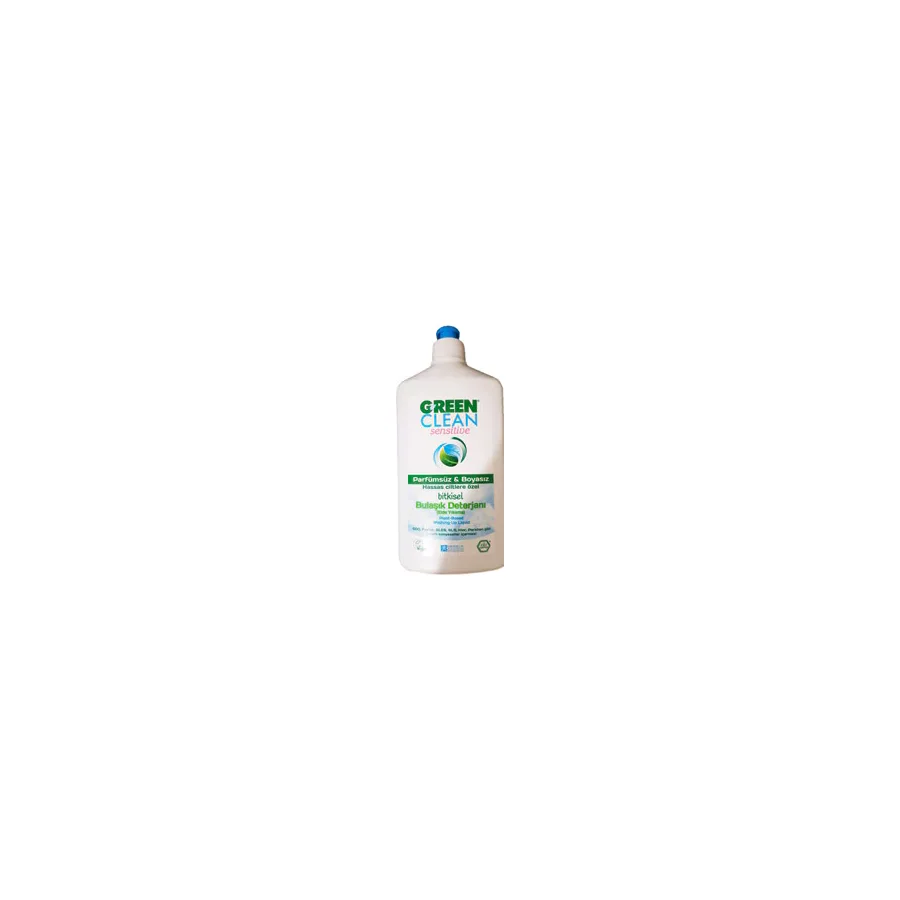U Green Clean Sensitive Parfümsüz Kokusuz Bitkisel 500 ml Sıvı Bulaşık Deterjanı
