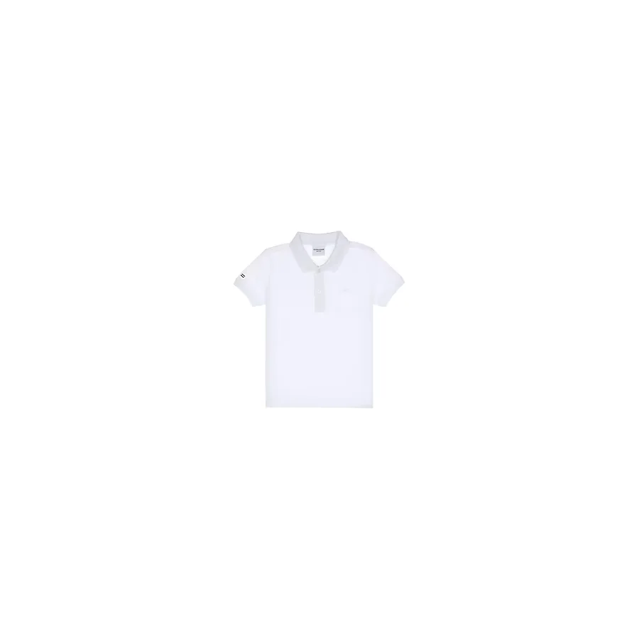 U.S. Polo Assn 50306495-VR013 Beyaz Kısa Kollu Polo Yaka Çocuk Tişört