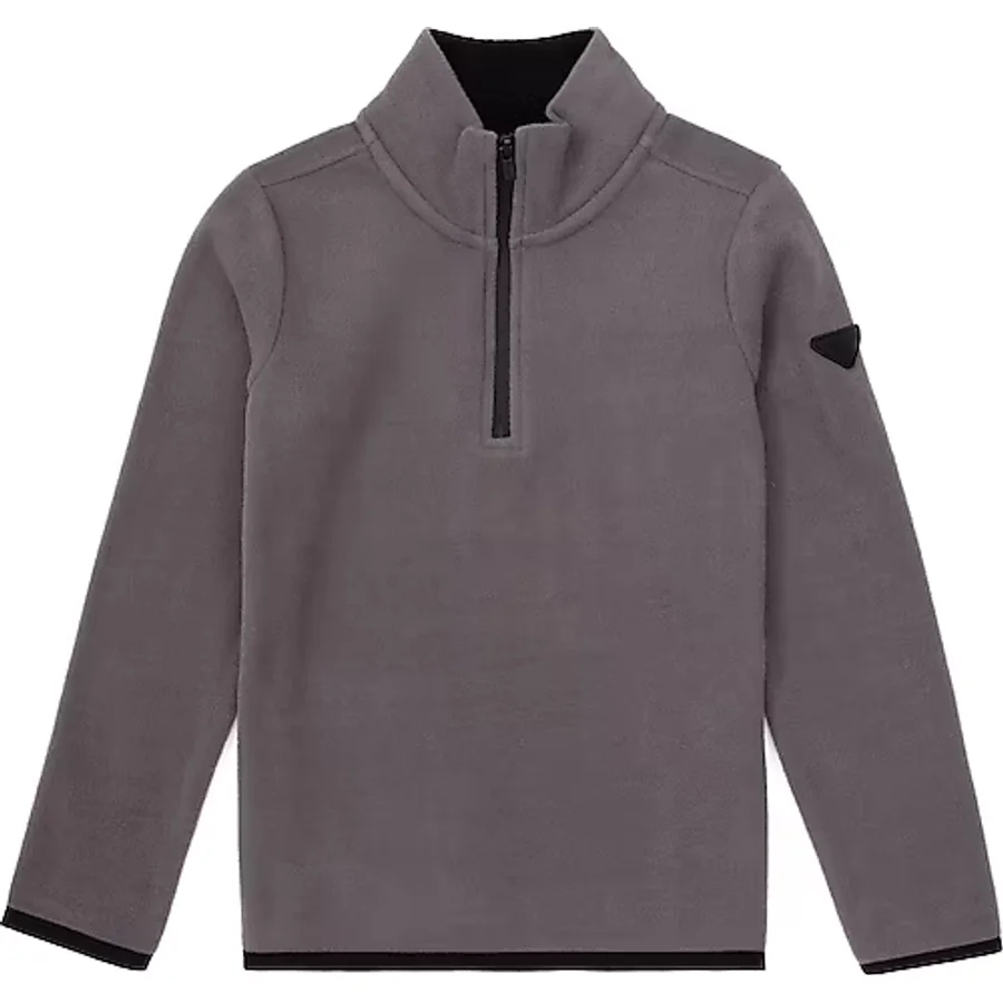 U.S. Polo Assn 50313841-VR024 Yarım Fermuarlı Gri Çocuk Polar