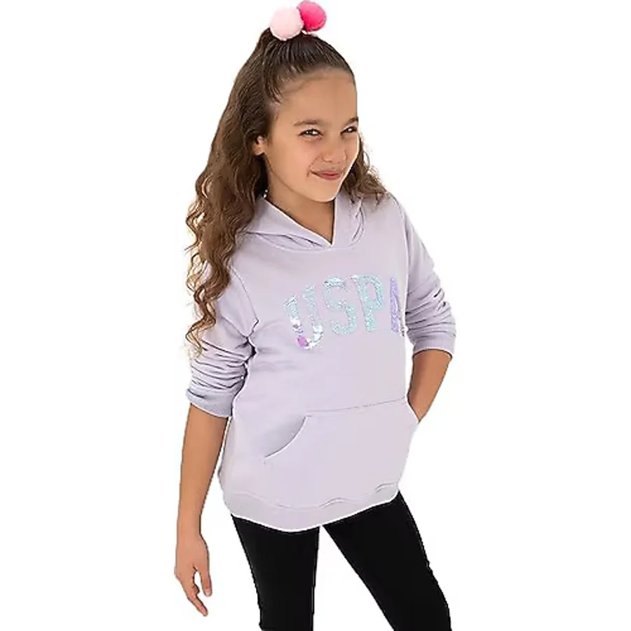 U.S. Polo Assn 50314312 Kapüşonlu Kız Çocuk Sweatshirt