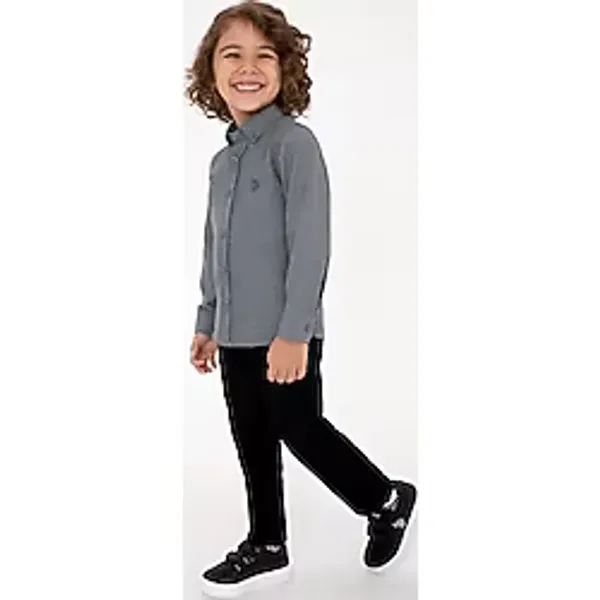 U.s. Polo Assn. Erkek Çocuk Antrasit Gömlek Basic 50316801-vr006 Antrasit