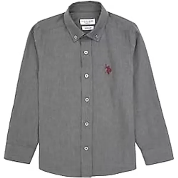 U.s. Polo Assn. Erkek Çocuk Gri Gömlek Basic 50316769-vr024 Gri